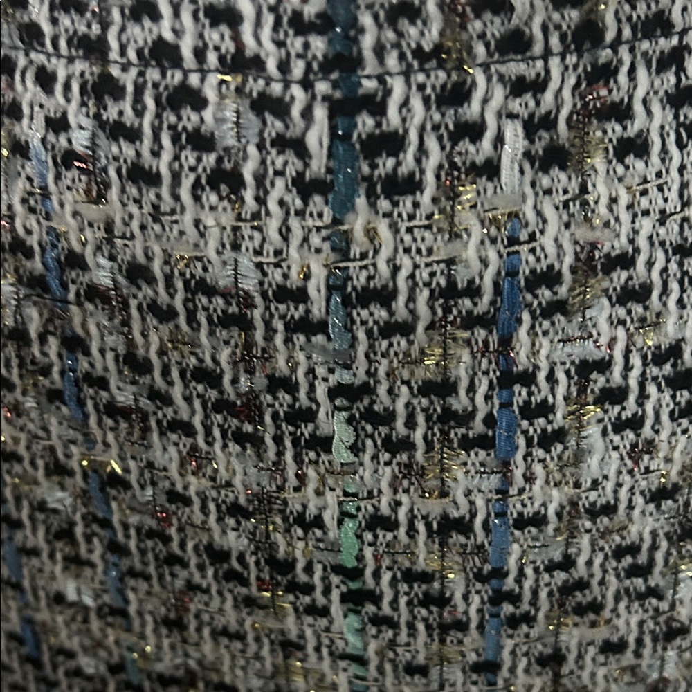 Chanel Black/Blue/Gray Tweed Sequin Tote - Picture 5 of 8